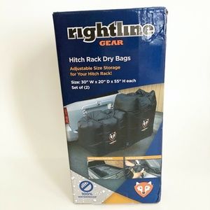 Rightline Gear Hitch Rack Dry Bags Set 2 NIB